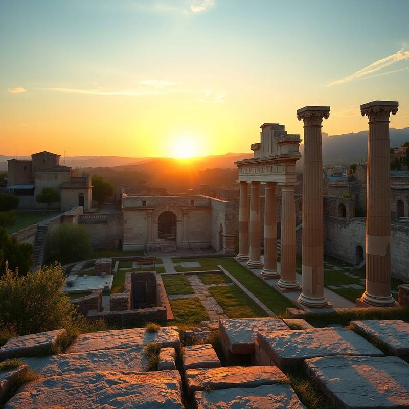 Imagen de las Ruinas Romanas de Itálica