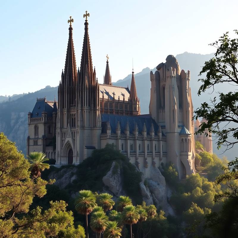 Imagen del Monasterio de Montserrat, Barcelona
